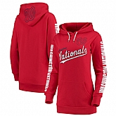 Women Washington Nationals G III 4Her by Carl Banks Extra Innings Pullover Hoodie Red,baseball caps,new era cap wholesale,wholesale hats